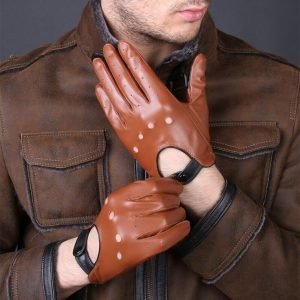 leather driving gloves